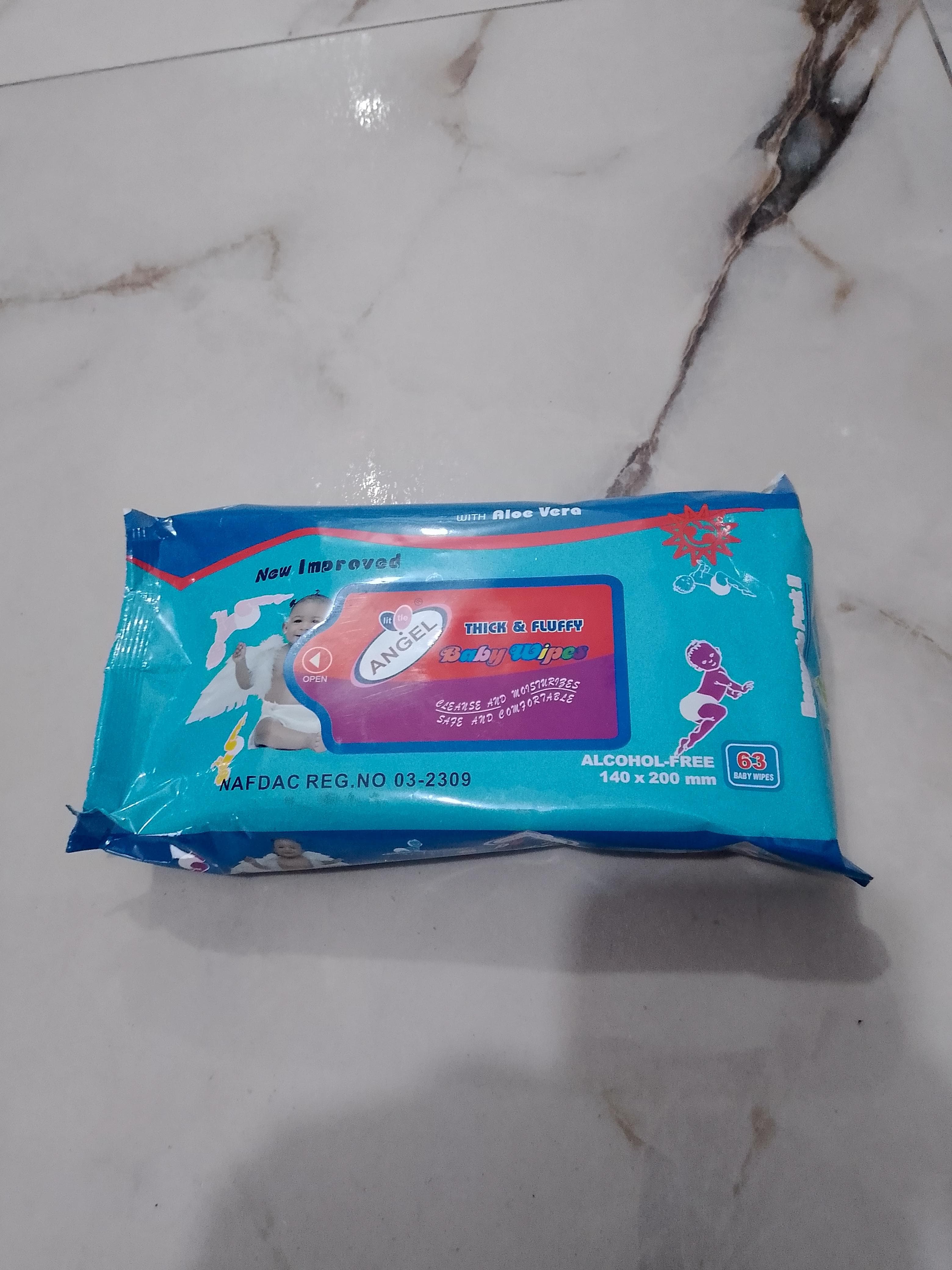 A photo of ANGEL BABY WIPES (SMALL)