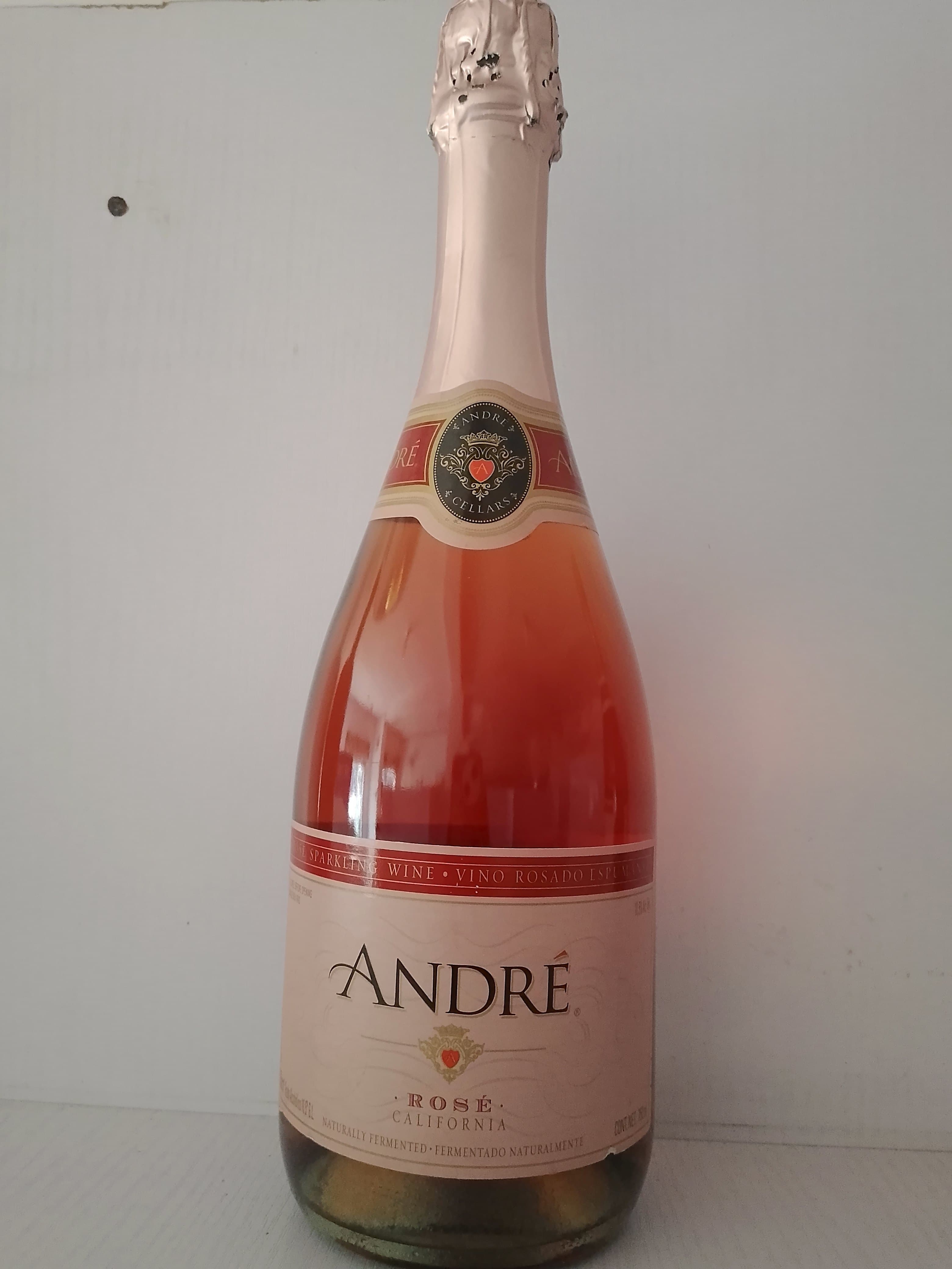 A photo of ANDRE ROSE/BRUT WINE 750ML