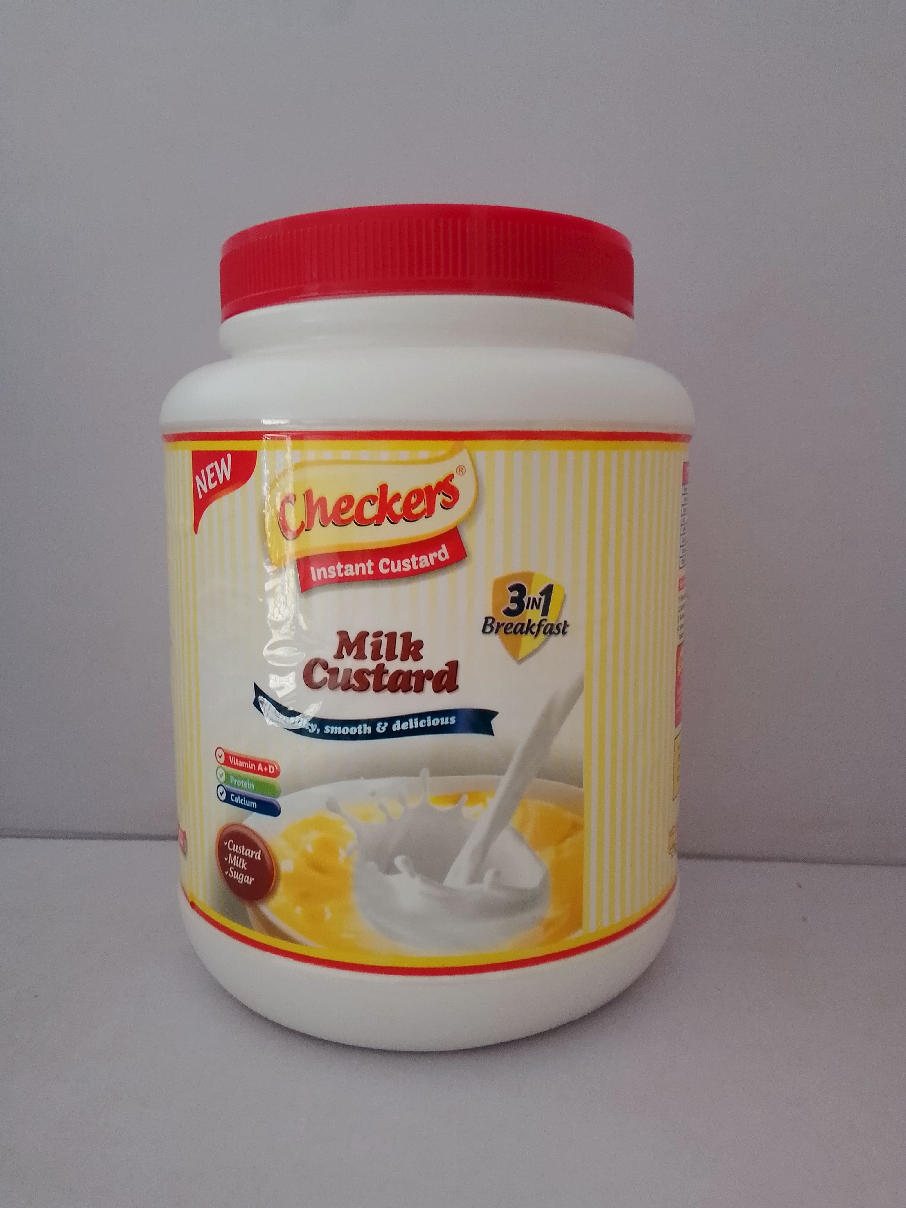 A photo of CHECKERS Milk custard 3IN1 1.5KG